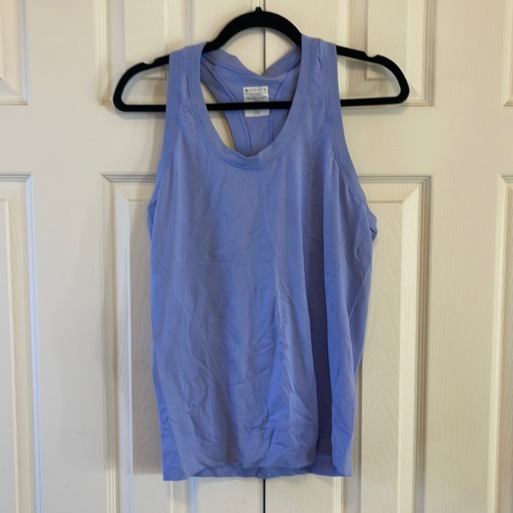 Lilac athletic tank top